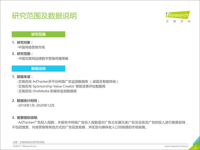 《艾瑞-2020年中国网络营销监测报告-2021.2-29页》 - 第2页预览图