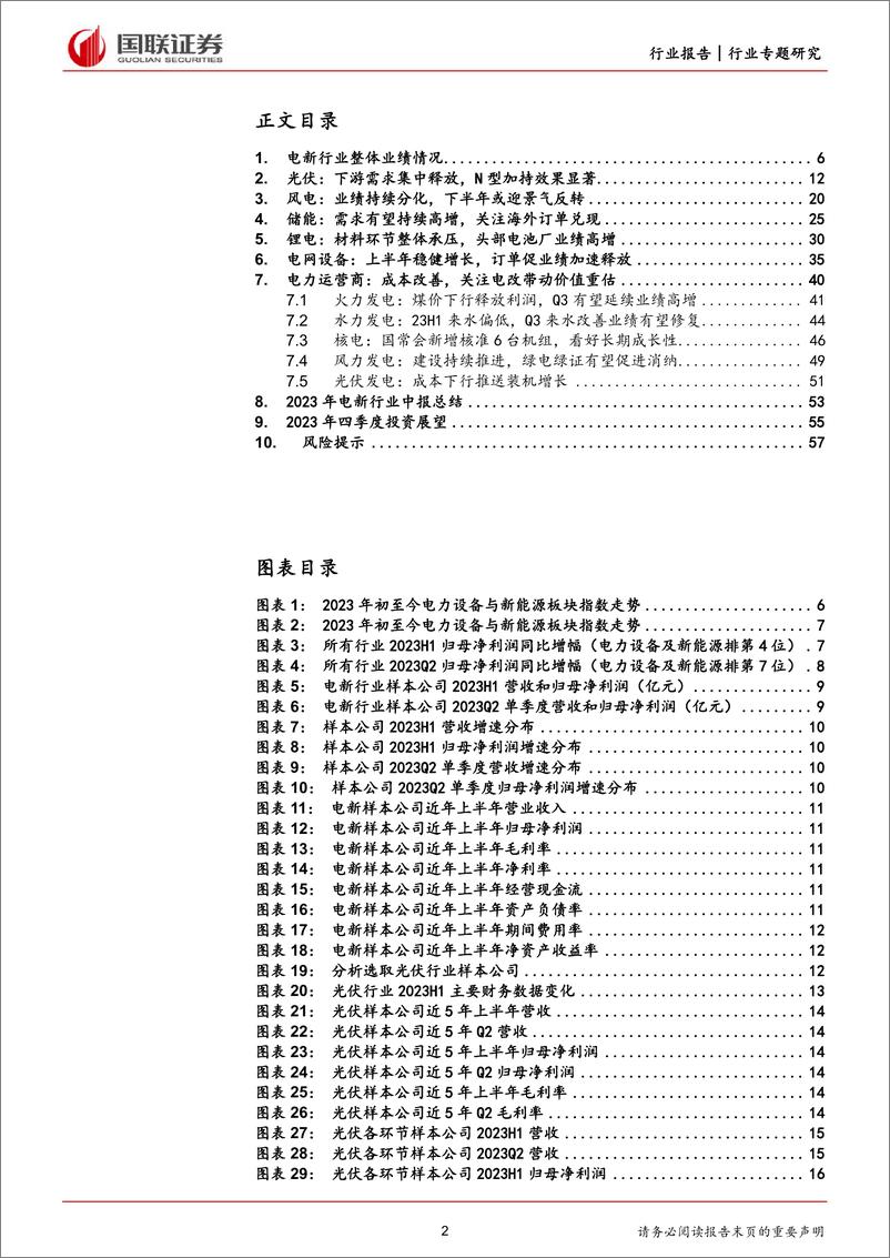 《电新行业2023年中报总结：供需矛盾转移，上下游盈利分化-20230905-国联证券-58页》 - 第3页预览图