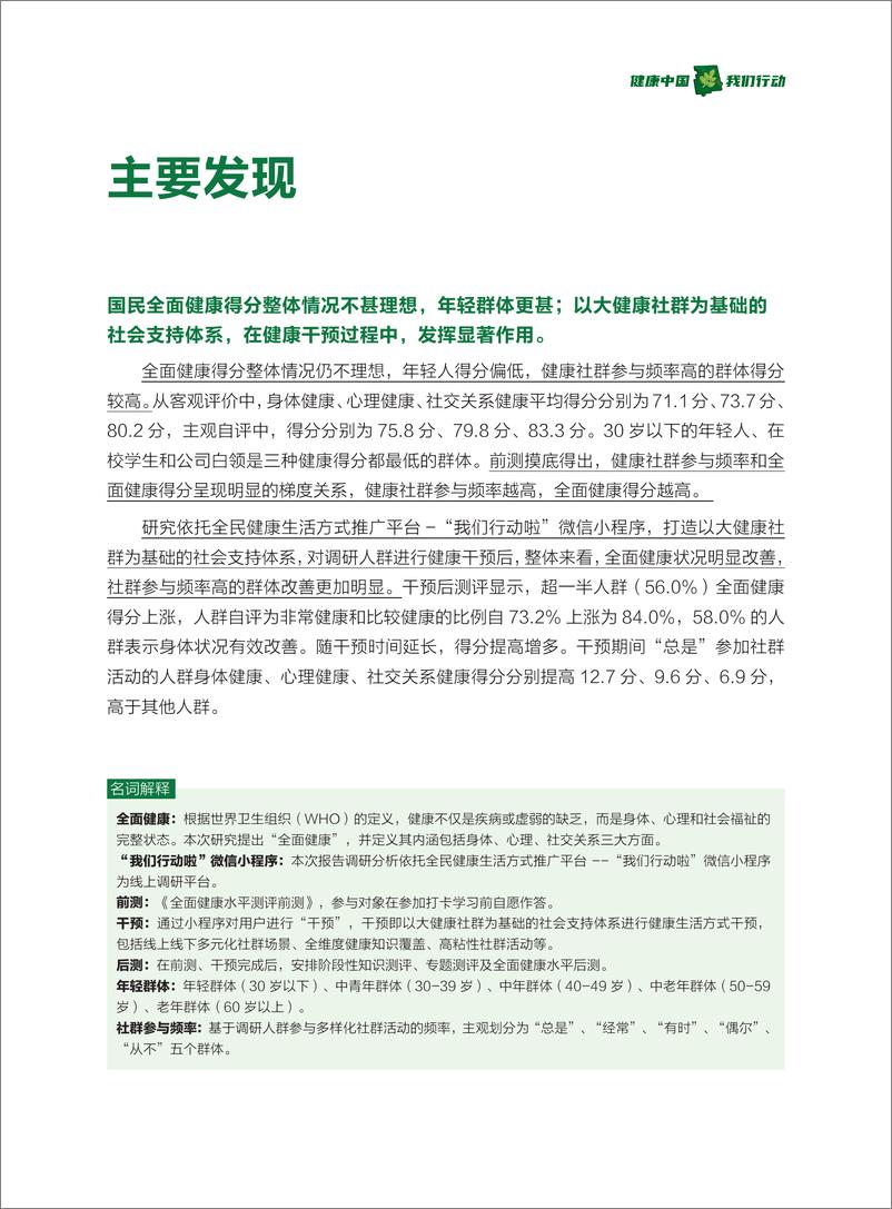 《2024国民健康生活方式干预及影响研究报告》 - 第4页预览图