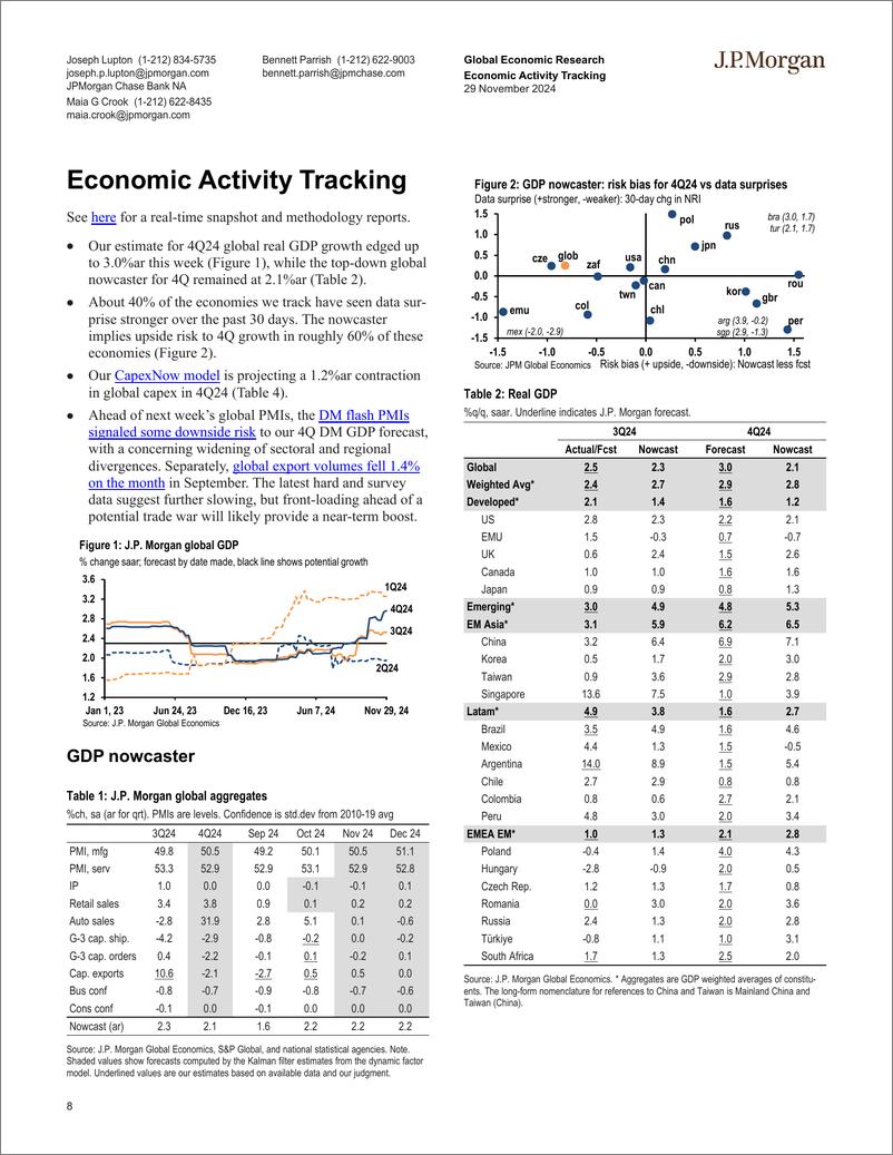 《JPMorgan Econ  FI-Global Data Watch Subtraction by division-111902907》 - 第8页预览图