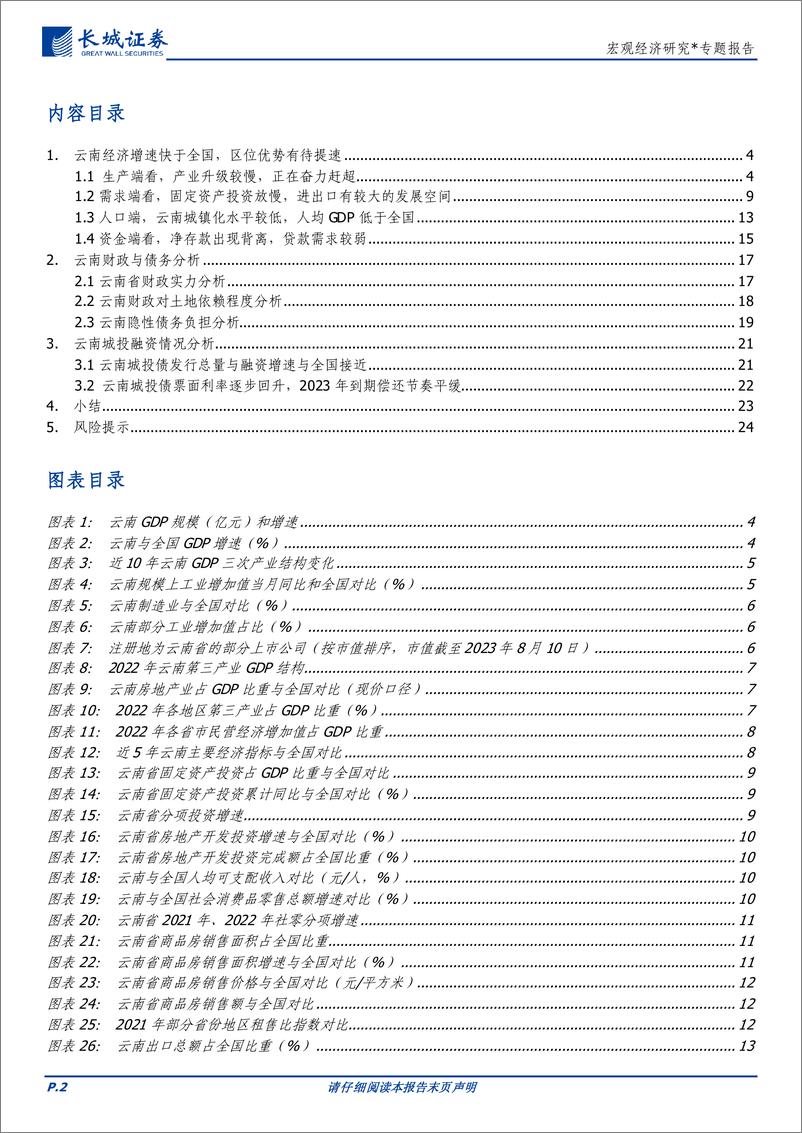 《宏观经济研究：云南经济分析报告-20230822-长城证券-25页》 - 第3页预览图