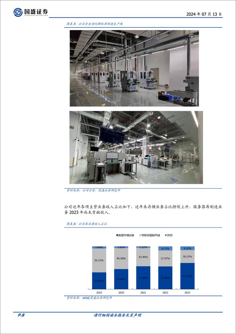 《协创数据(300857)存储与物联领军，乘AI浪潮主业景气拐点与新业务多重受益-240713-国盛证券-20页》 - 第8页预览图