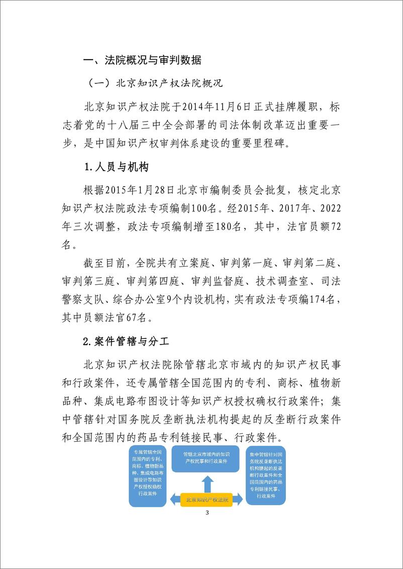 《北京知识产权法院十年审判工作白皮书_2014-2024__中英文版_》 - 第6页预览图