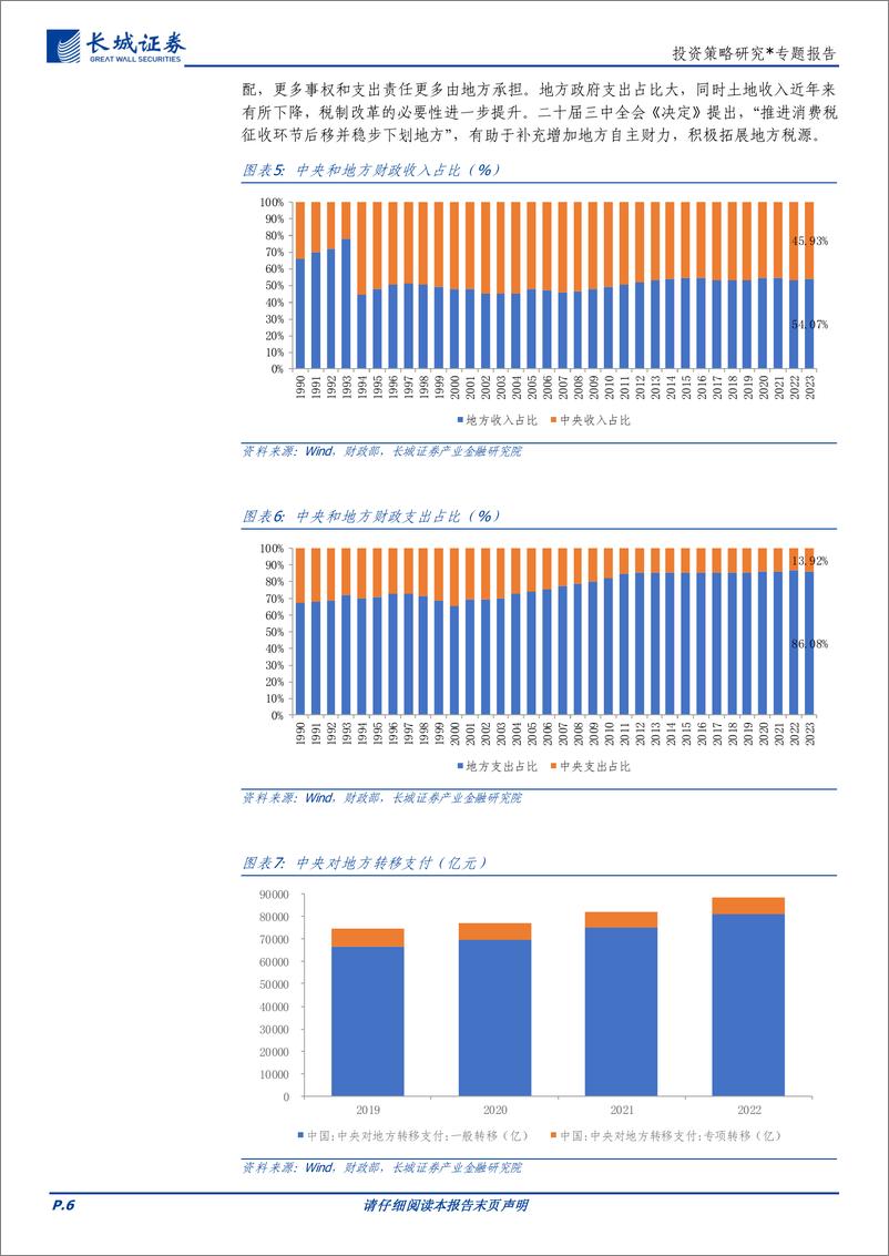 税制改革系列(一)：从二十届三中全会《决定》出发看消费税改革-240730-长城证券-12页 - 第6页预览图