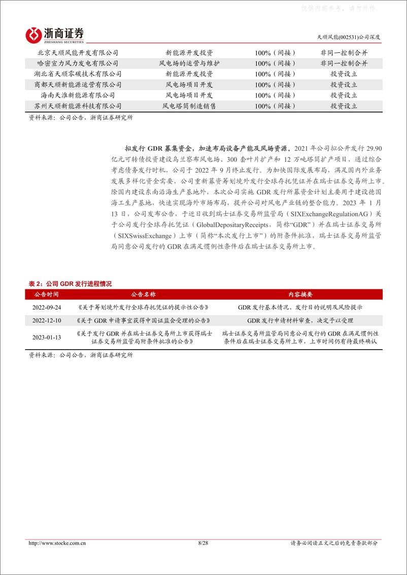 《浙商证券-天顺风能(002531)深度报告：收购长风切入海风赛道，塔筒龙头加速产业链扩张-230221》 - 第8页预览图