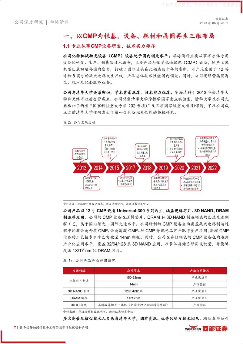 《西部证券-华海清科(688120)首次覆盖：国产CMP设备小巨人，平台化布局开启新征程-230628》 - 第7页预览图