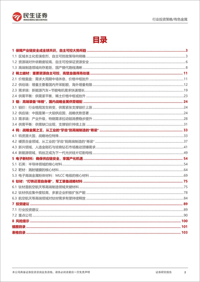 《金属行业2023年度策略系列报告之新材料篇：材料自主可控强国之路，资源安全大势所趋-20221225-民生证券-105页》 - 第3页预览图