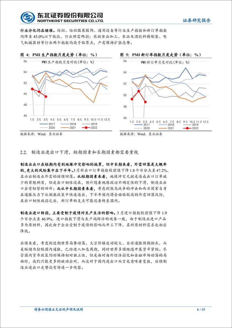 《3月PMI点评：如何评价制造业意料之中的降温？-20220331-东北证券-15页》 - 第7页预览图