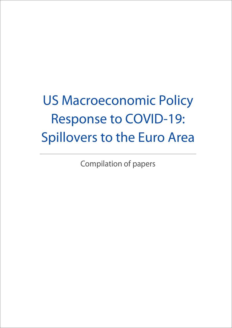 《欧盟-美国宏观经济政策对新冠疫情的回应：对欧元区的溢出效应（英文）-2021.6-139页》 - 第3页预览图