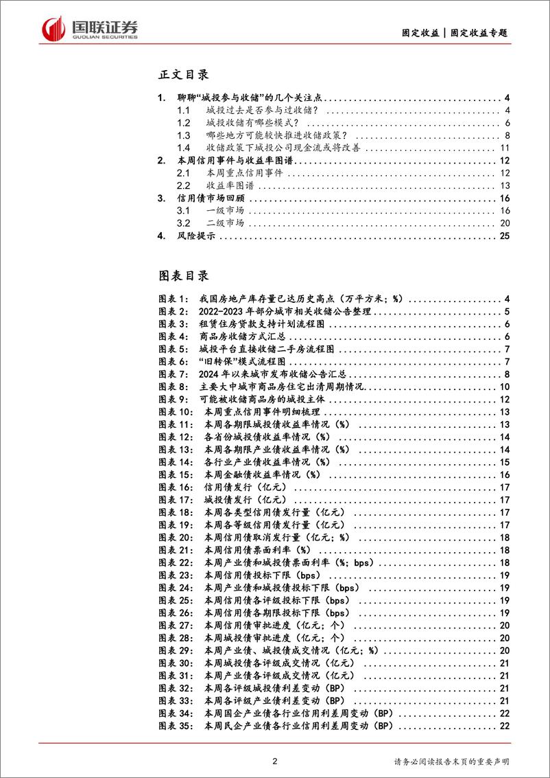 《6月信用债观察：聊聊“城投参与收储”的几个关注点-240618-国联证券-26页》 - 第2页预览图