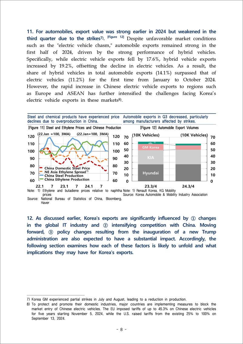 《韩国央行-影响韩国近期出口的三个关键因素（韩国经济展望（2024年11月）关键问题）（英）-17页》 - 第7页预览图