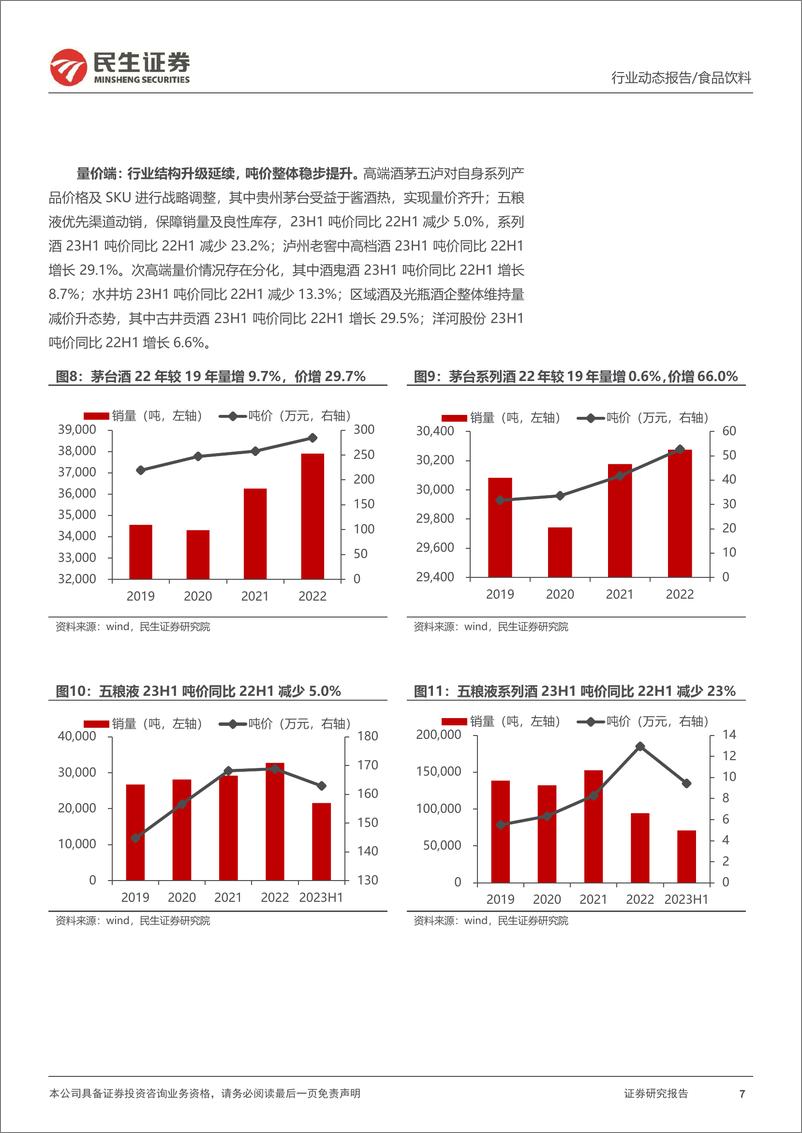 《白酒行业2023年中报业绩综述：名酒韧性彰显，中秋国庆旺季或有分化-20230907-民生证券-23页》 - 第8页预览图