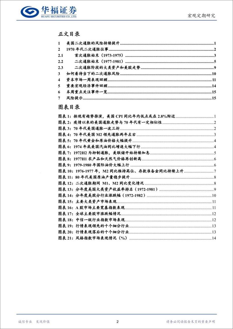 《70年代美国二次通胀往事-240428-华福证券-18页》 - 第2页预览图