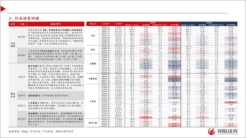 《家电行业8月月报及9月投资策略：地方细则落地，政策弹性可期-240909-国联证券-41页》 - 第5页预览图