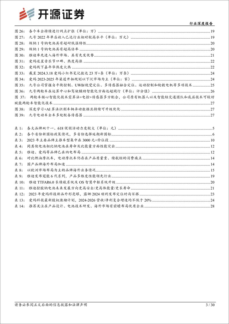 《轻工制造行业深度报告-电动两轮车-行业回归产品维度高质量竞争-建议关注前瞻布局优质企业-开源证券》 - 第3页预览图