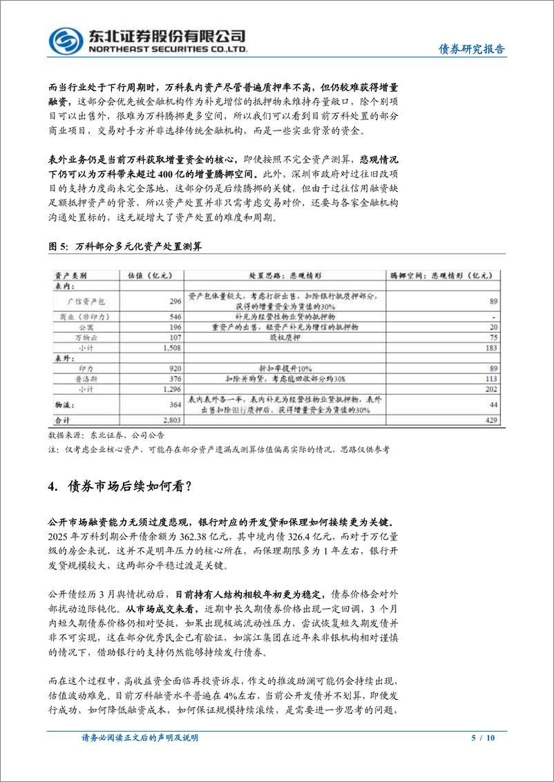 《债券专题报告：万科，我们怎么看？-241226-东北证券-10页》 - 第5页预览图