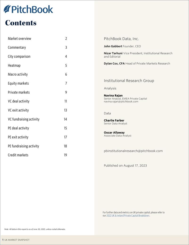 《PitchBook-2023年二季度英国市场快照（英）-2023.8-21页》 - 第3页预览图