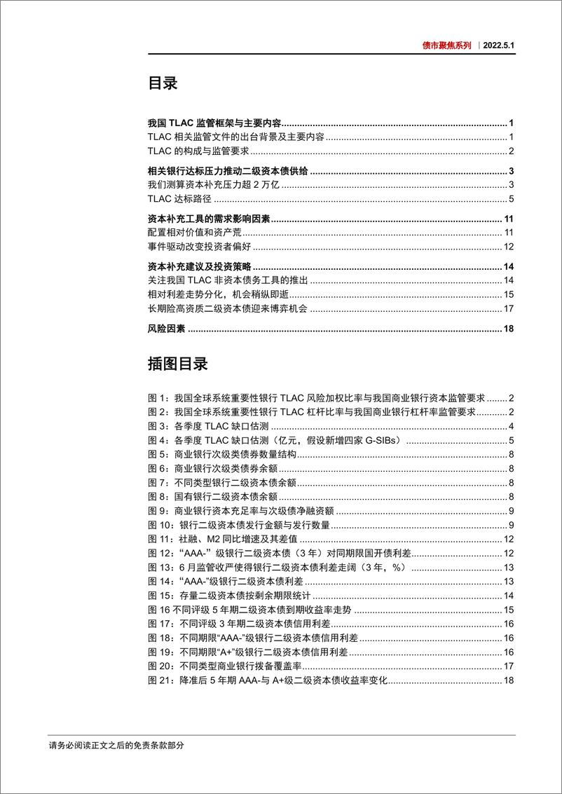 《债市聚焦系列：从TLAC达标情况看资本补充工具的投资机会-20220501-中信证券-22页》 - 第3页预览图