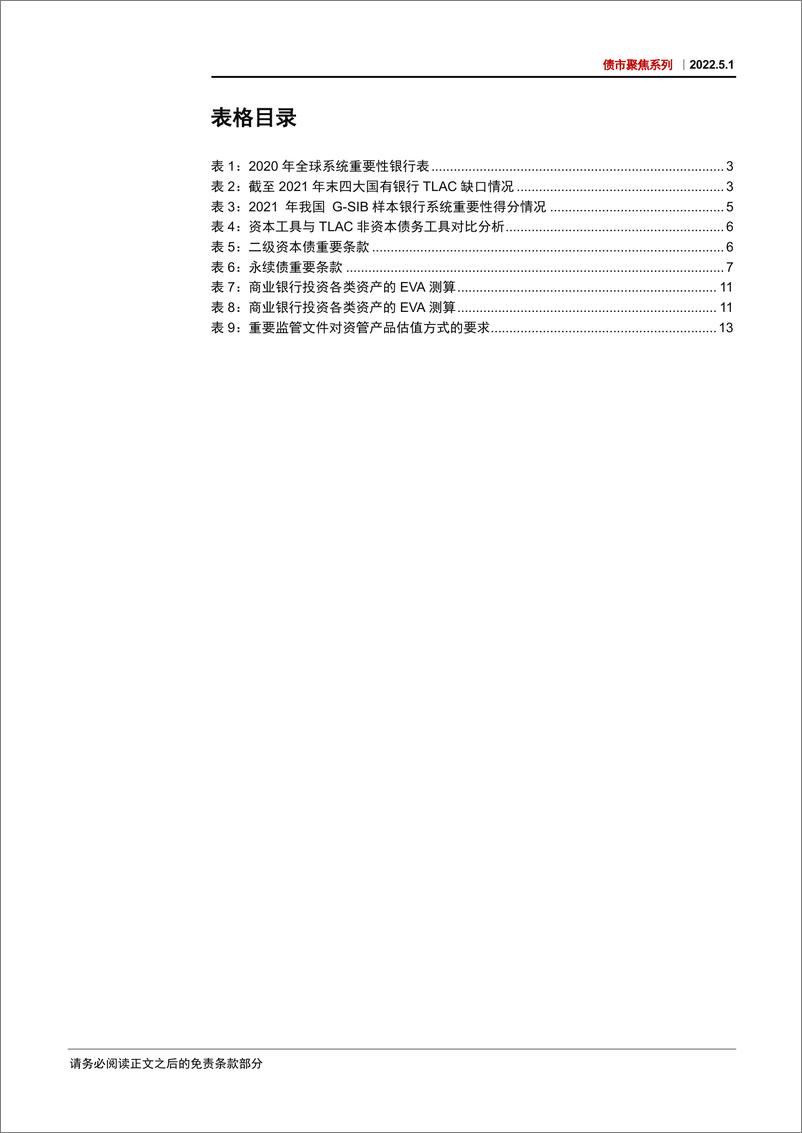 《债市聚焦系列：从TLAC达标情况看资本补充工具的投资机会-20220501-中信证券-22页》 - 第4页预览图