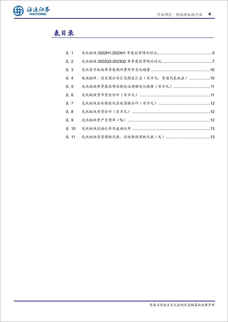 《新能源板块行业专题报告 ：原材料降价效果初显，电池组件及逆变器保持高速增长-20230914-海通证券-19页》 - 第5页预览图