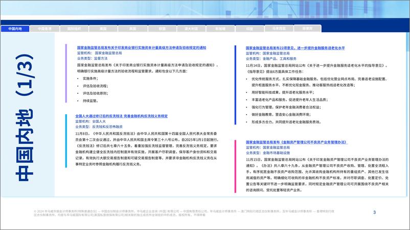 《全球金融监管动态月刊（11月1日-11月30日）-28页》 - 第3页预览图