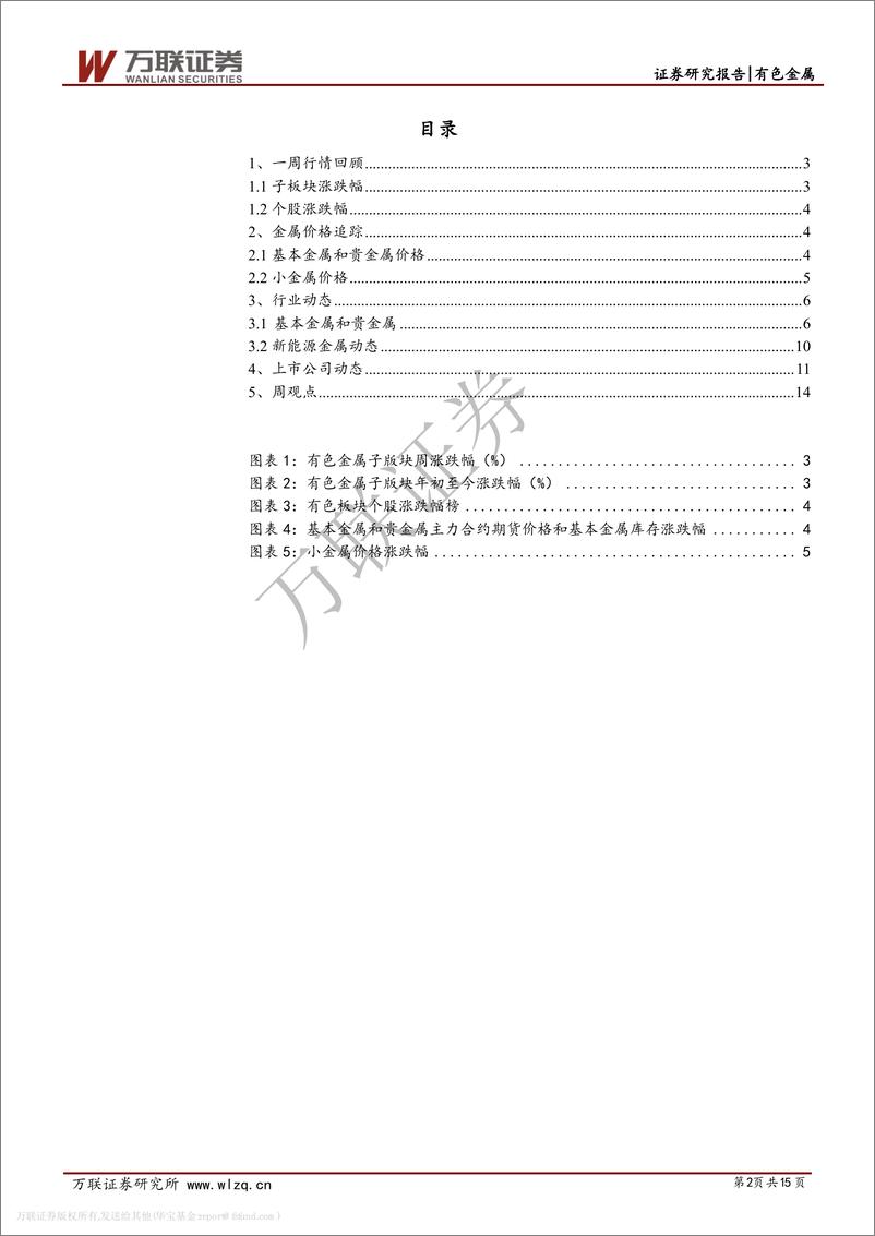 《有色金属行业投资策略：有色利好不断，热点板块密切关注-20190311-万联证券-15页》 - 第3页预览图