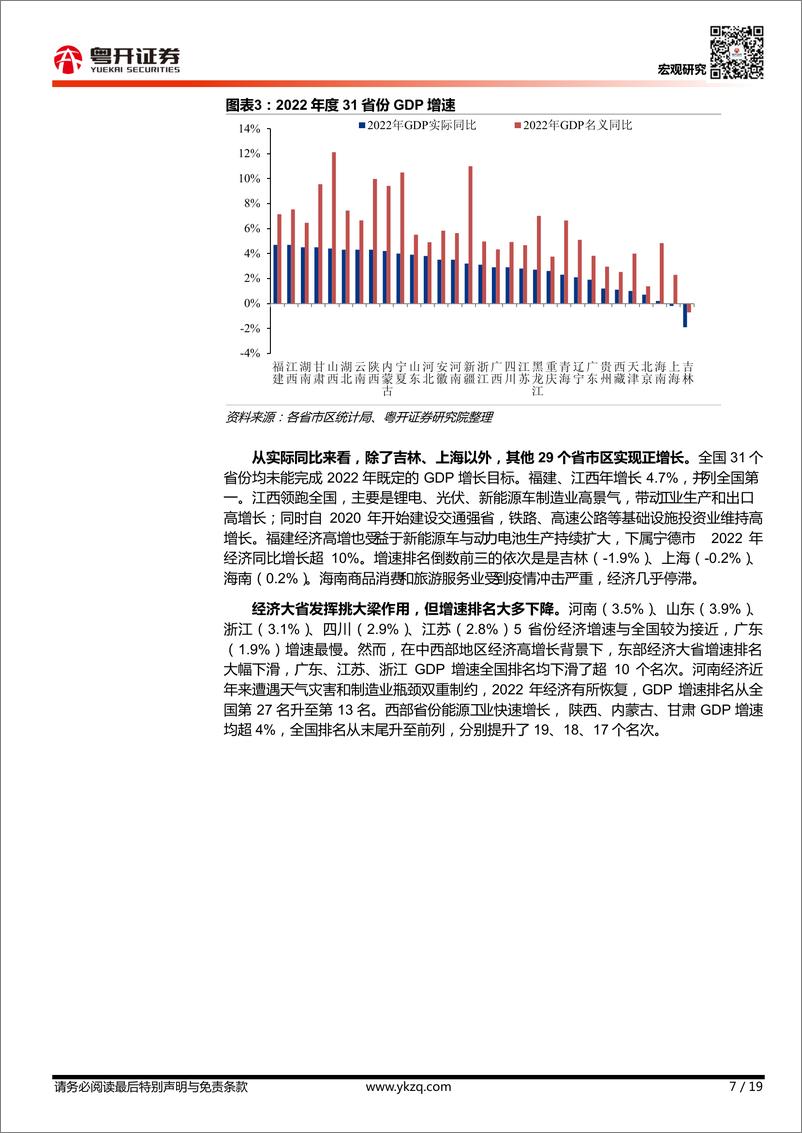 《【粤开宏观】2022年中国区域经济版图：南北新格局与中西部新序章-20230205-粤开证券-19页》 - 第8页预览图