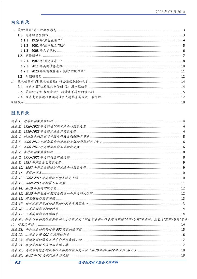 《投资策略专题：技术性熊市VS技术性衰退，美股何去何从？-20220730-国盛证券-19页》 - 第3页预览图