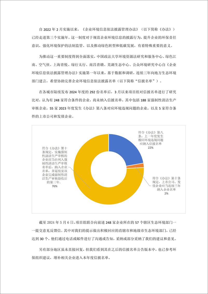 《IPE公众环境研究中心：2024多方合力推进企业环境信息依法披露研究简报》 - 第2页预览图