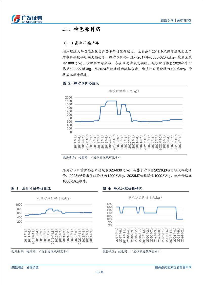 《医药生物行业：原料药价格底部企稳，关注新品放量-240615-广发证券-18页》 - 第6页预览图