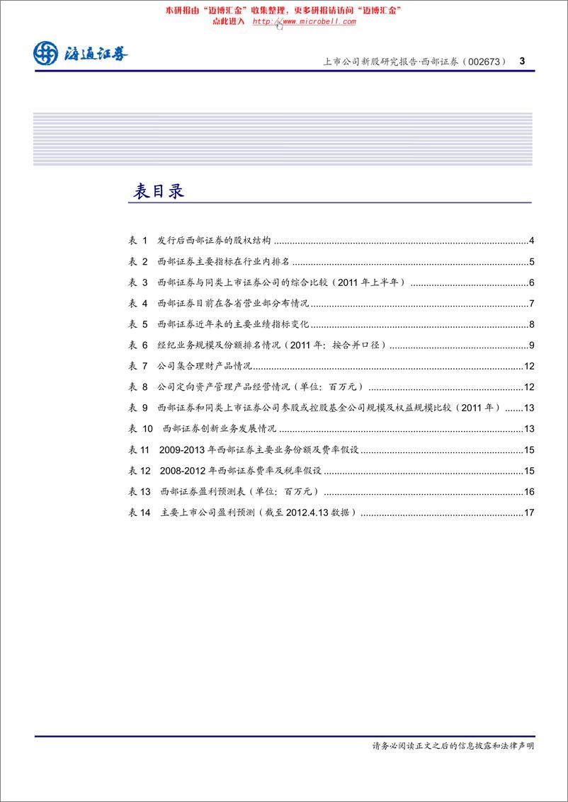 《西部证券（海通证券）-深度报告-垄断陕西,新三板业务先发优势明显-120418》 - 第4页预览图