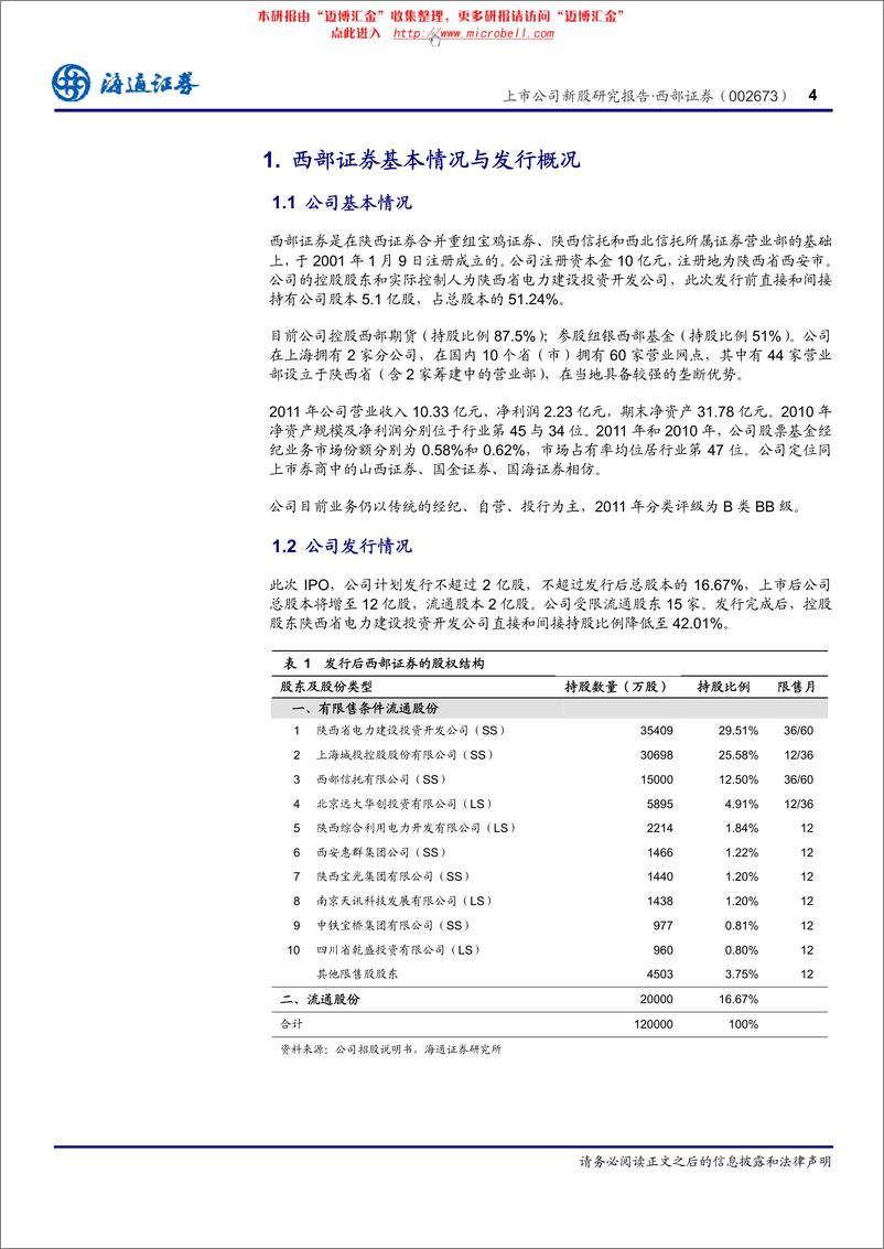 《西部证券（海通证券）-深度报告-垄断陕西,新三板业务先发优势明显-120418》 - 第5页预览图