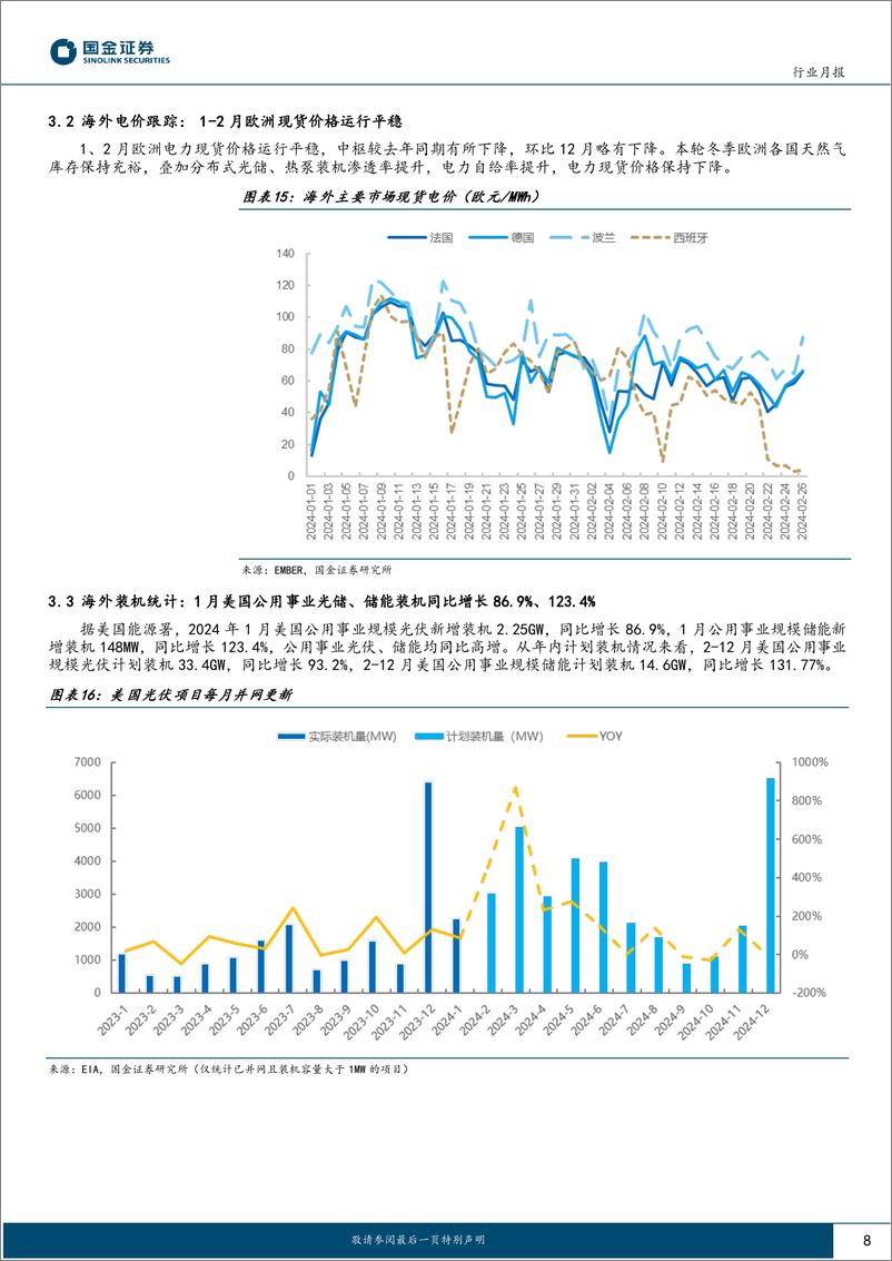 《储能行业月度跟踪：碳酸锂价格企稳，中美储能实现开门红-20240229-国金证券-12页》 - 第8页预览图