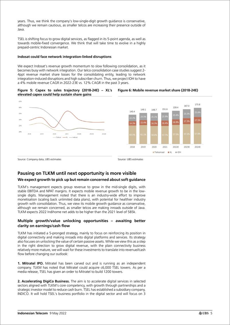 《瑞银-亚太地区电信行业-印尼：移动恢复正在进行中，但我们暂停TLKM，选择XL和MTEL-2022.5.9-25页》 - 第6页预览图