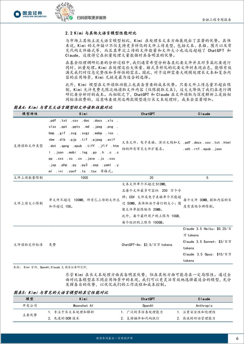 《智能化选基系列之九：Python%2bChatGPT，全自动撰写基金评价报告-241104-国金证券-20页》 - 第6页预览图