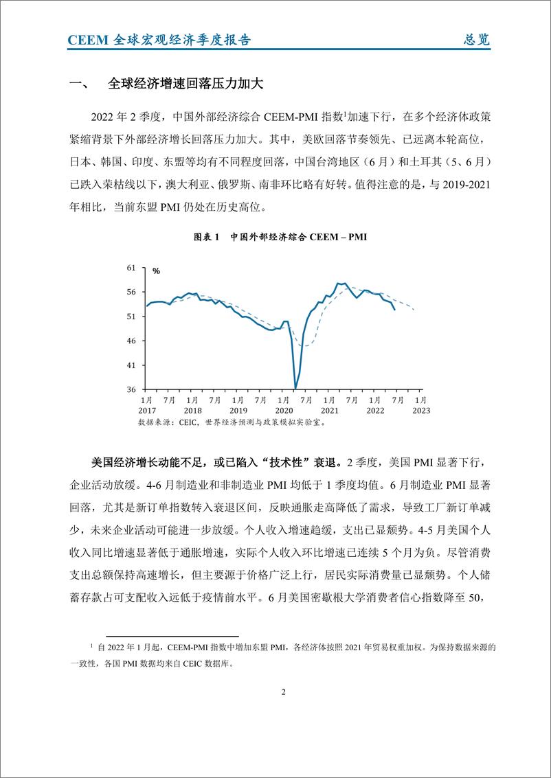 《社科院-2022年夏季全球宏观经济二季度报告-总览-20页》 - 第3页预览图