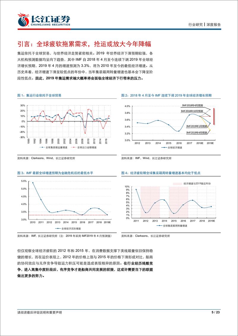 《海运行业从集运看抢运：山重水复在一时，柳暗花明终将现-20190416-长江证券-23页》 - 第6页预览图