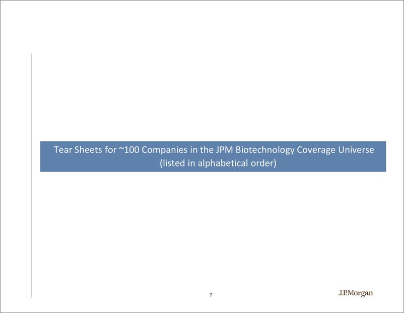 《J.P. 摩根-美股-生物科技行业-2020年摩根大通生物科技会议手册-2020.1-117页》 - 第8页预览图