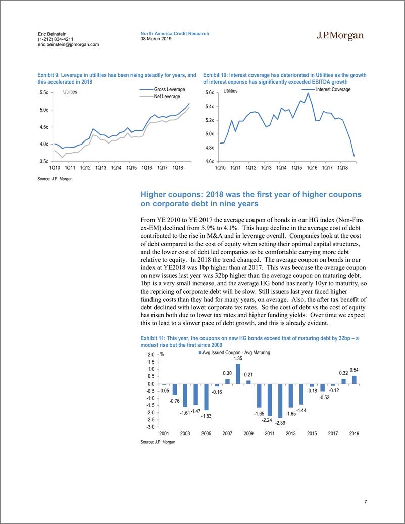 《J.P. 摩根-美股-信贷策略-2018年Q4更高的信贷基本面：对信贷比率趋势的逐部门审查-2019.3.8-65页》 - 第8页预览图