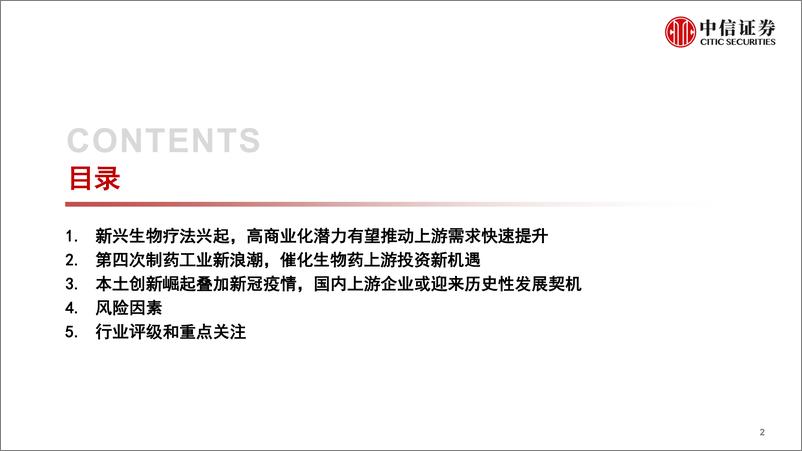 《医疗健康产业专题研究之生物制药上游产业链行业报告：新分子加速迭代，催化国产制药上游产业投资新机遇-20220614-中信证券-35页》 - 第4页预览图