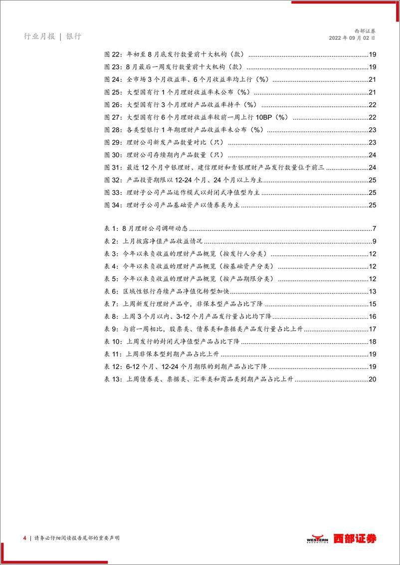 《银行业理财产品月度跟踪（2022.08）：理财公司市场份额稳步提升，扩容步伐不止-20220902-西部证券-26页》 - 第5页预览图