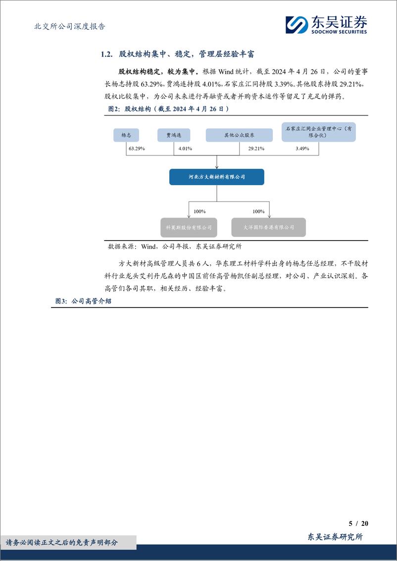 《高分子复合材料单项冠军，核心技术＋产能释放迎来高质量发展空间-20240520-东吴证券-20页》 - 第5页预览图