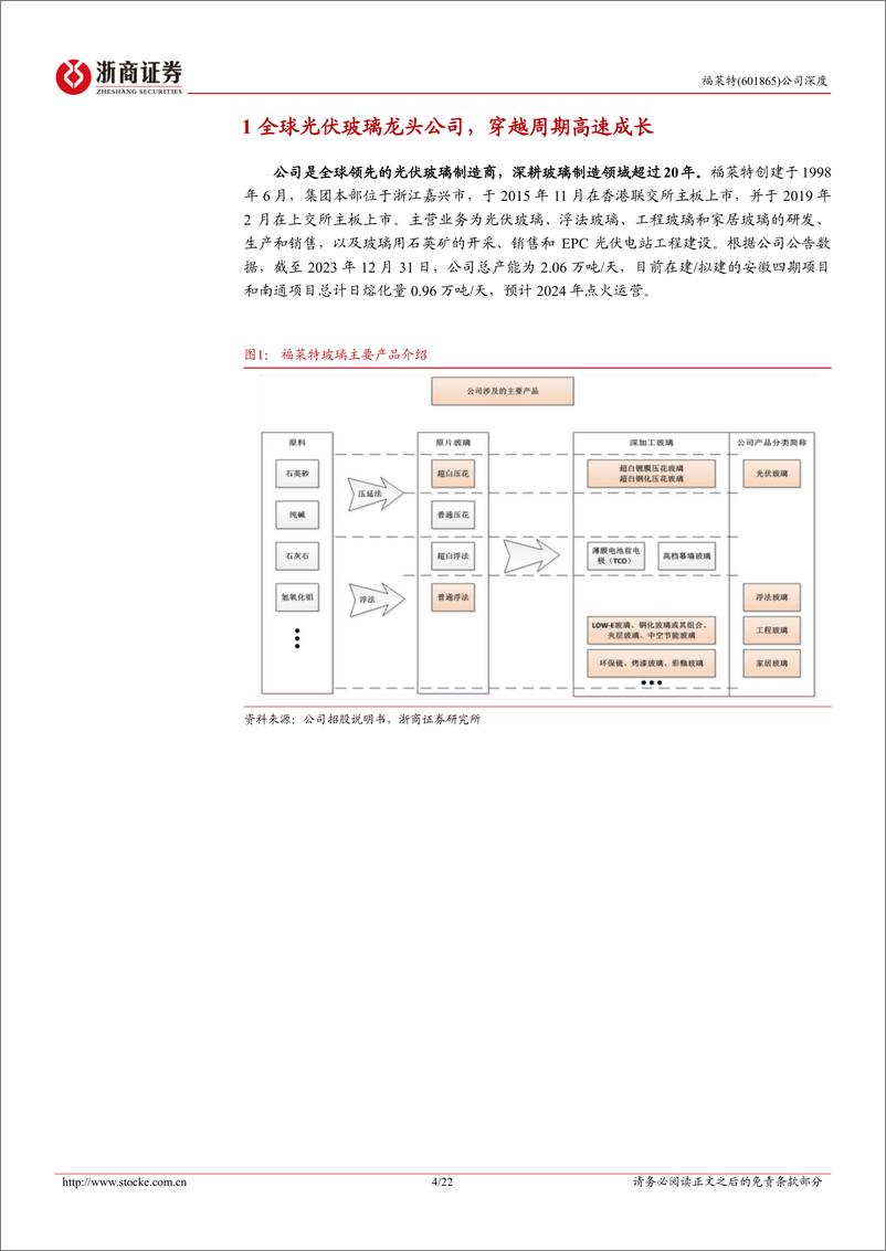 《浙商证券-福莱特-601865-福莱特深度报告：玻璃龙头技术引领，降本增效优势突出》 - 第4页预览图