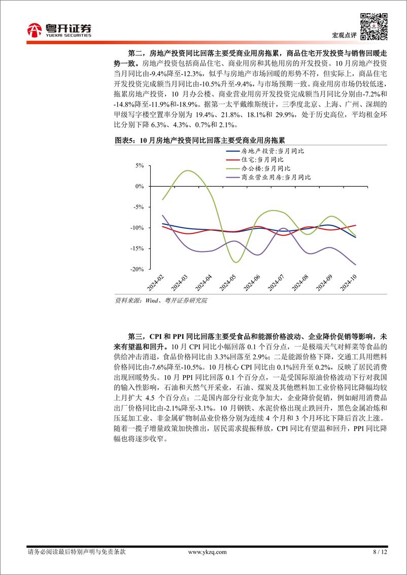 《【粤开宏观】10月经济数据的三个背离与两点启示：一揽子增量政策的传导逻辑与效果-241115-粤开证券-12页》 - 第8页预览图