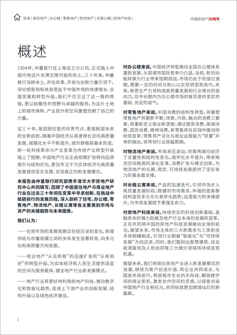 《三十而立，向光而行：中国地产行业趋势与展望-仲量联行&清华大学-2024-96页》 - 第2页预览图