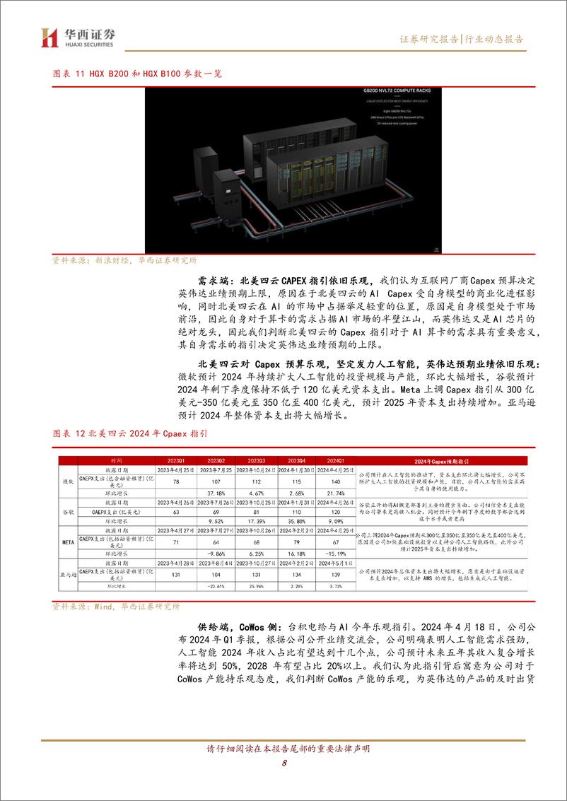 《计算机行业：英伟达宣布AI主权，不断上调的GB200预期-240710-华西证券-12页》 - 第8页预览图