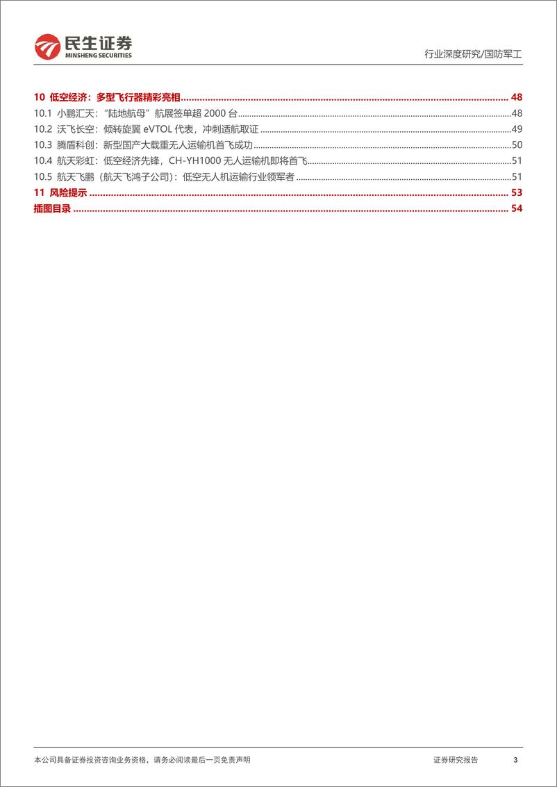 《国防军工行业深度报告：珠海航展见闻，多型装备同台亮相；新型战机大放异彩-241118-民生证券-56页》 - 第3页预览图