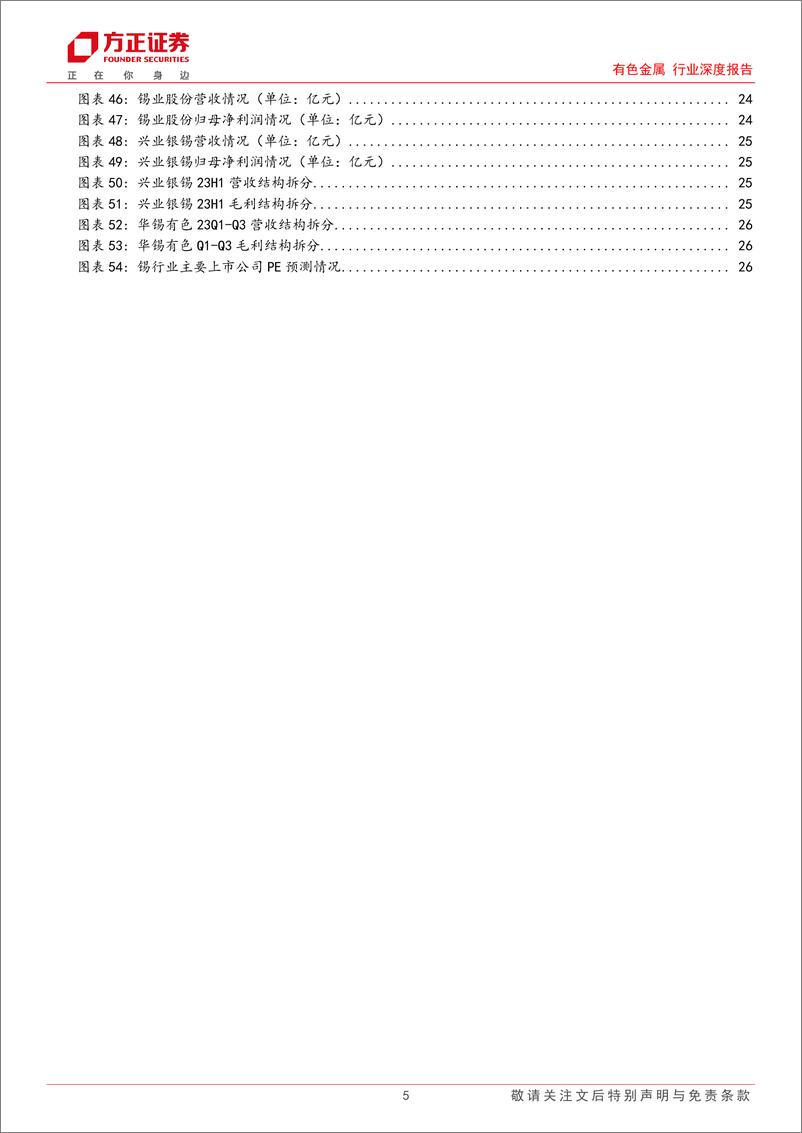 《有色金属行业深度报告：锡行业深度报告，半导体上游核心材料，供给趋紧%2b需求复苏下价格中枢有望持续提升-240415-方正证券-28页》 - 第5页预览图