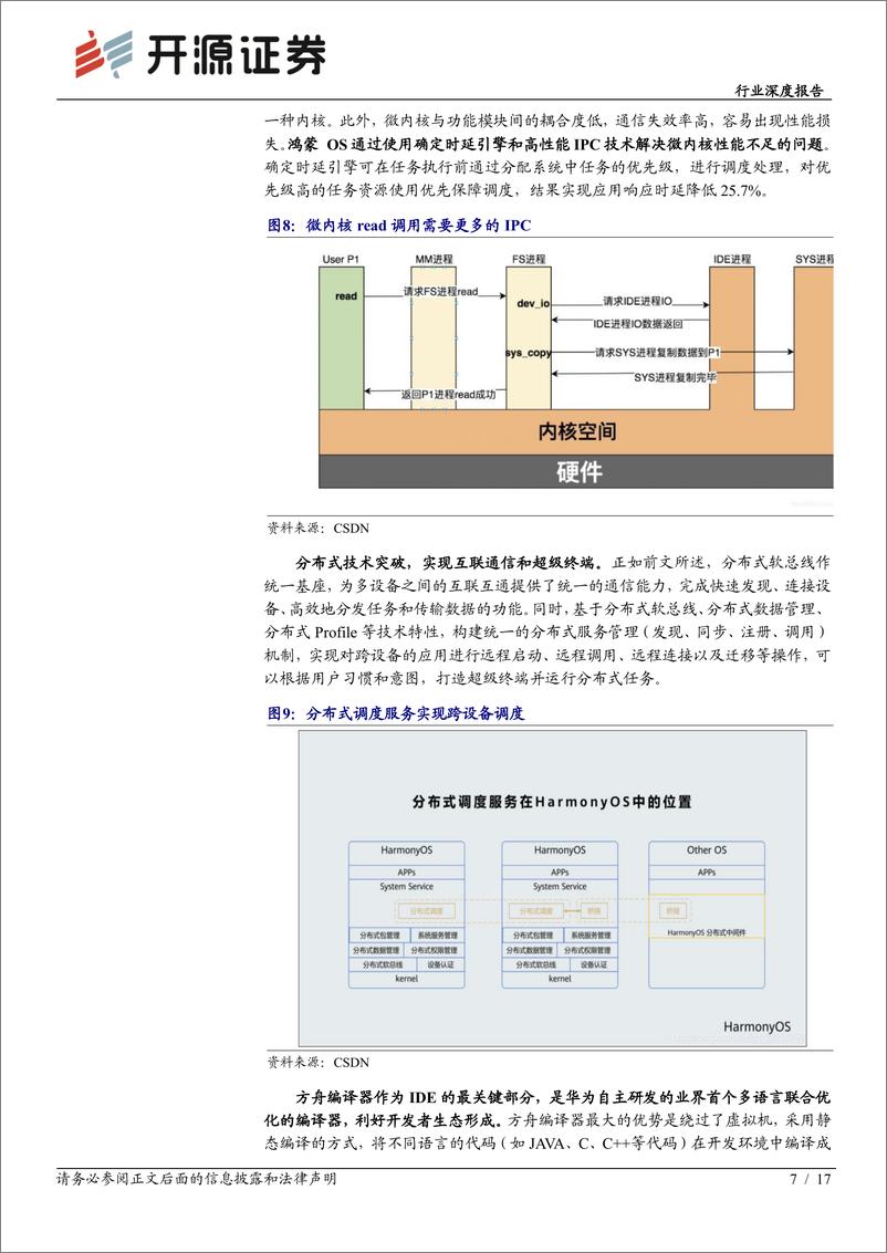 《计算机行业深度报告：鸿蒙初发，万物互联-20210624-开源证券-17页》 - 第8页预览图