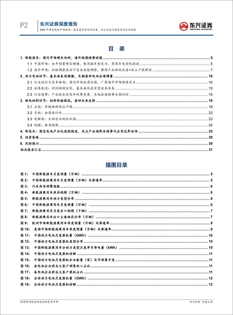 《电力设备及新能源行业2024年锂电板块中期策略：基本面有望迎来改善，关注出海与固态电池应用进程-240805-东兴证券-33页》 - 第2页预览图